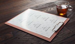 Prancheta de menu 1028094